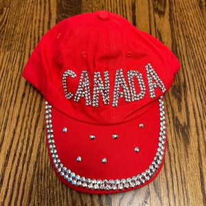Canada Hat with Crystals